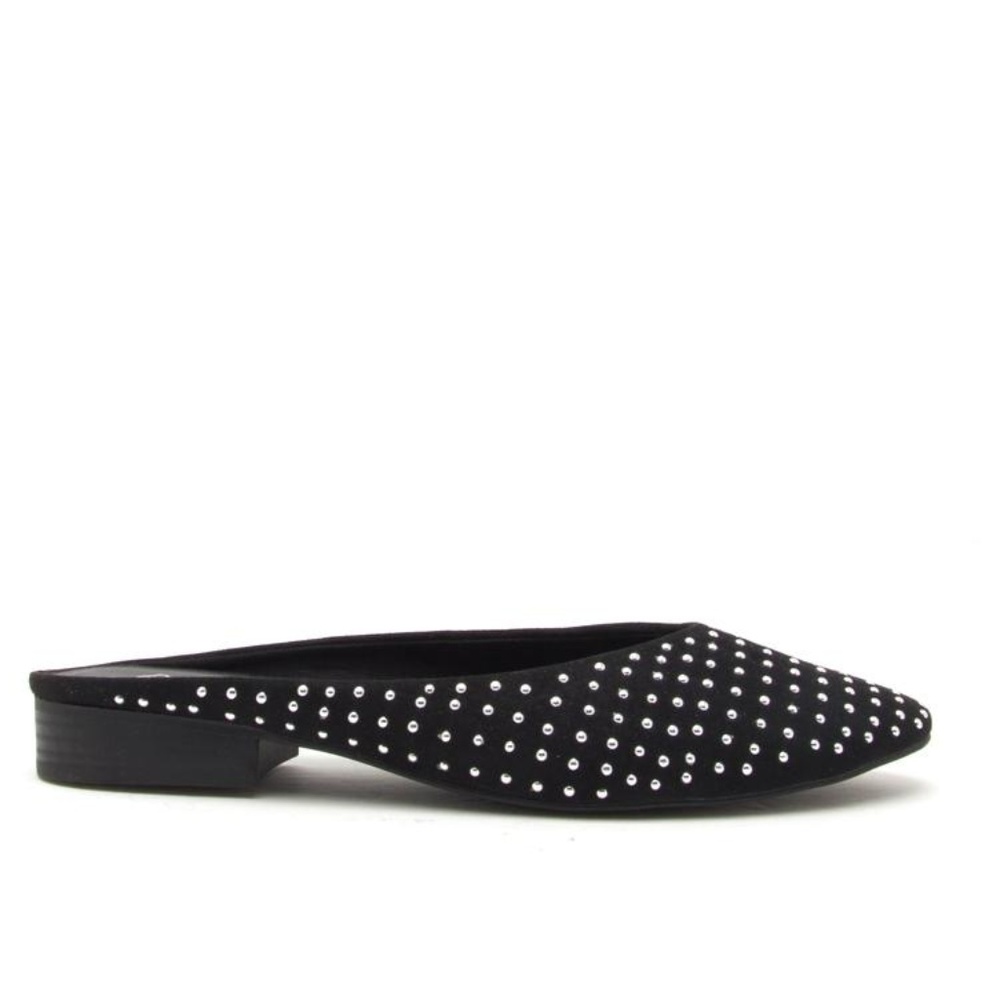 Moving Sale! Studded Suede Suede Mules - Picture 3 of 5